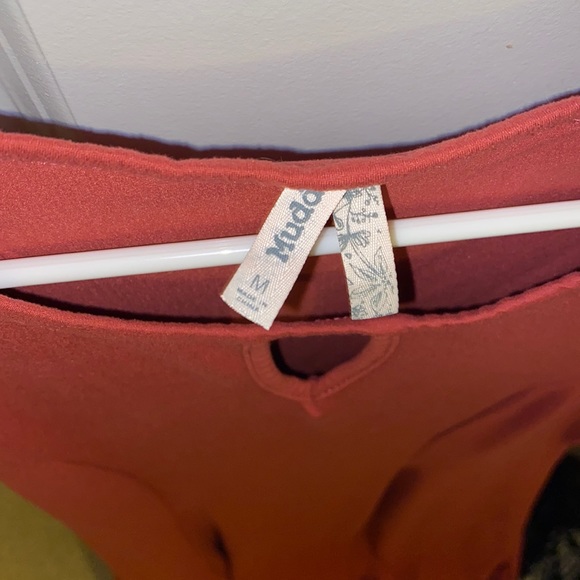 Mudd burnt orange/deep red sleeveless dress. Size M. - Picture 2 of 4